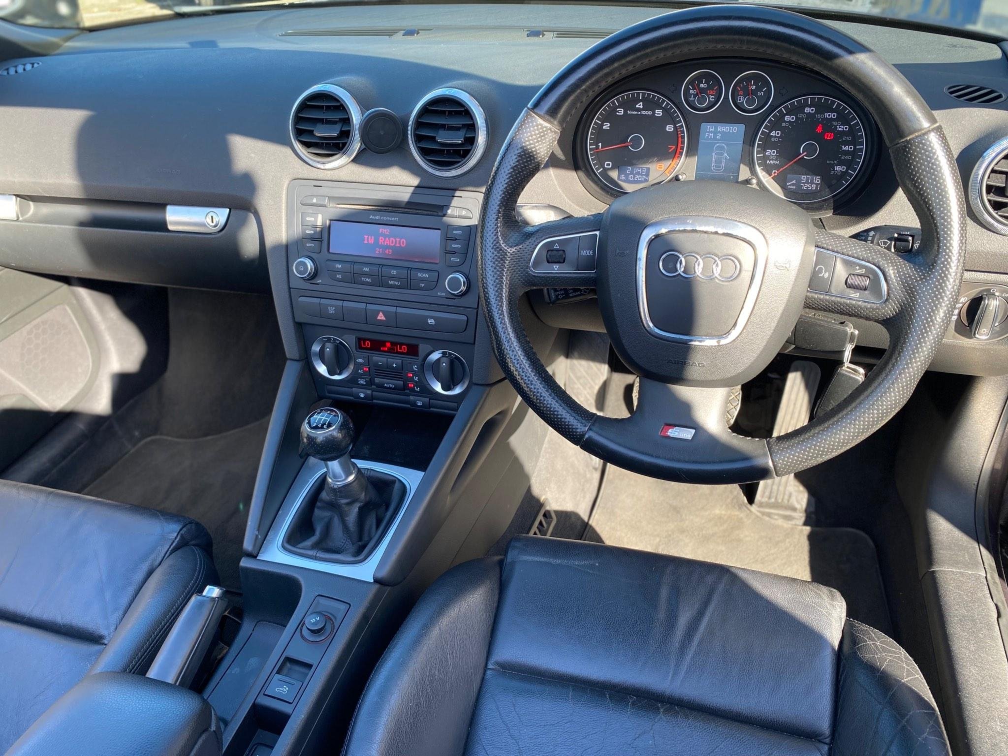 Used 2008 Audi A3 Cabriolet 2.0 TFSI S line Euro 4 2dr for sale in